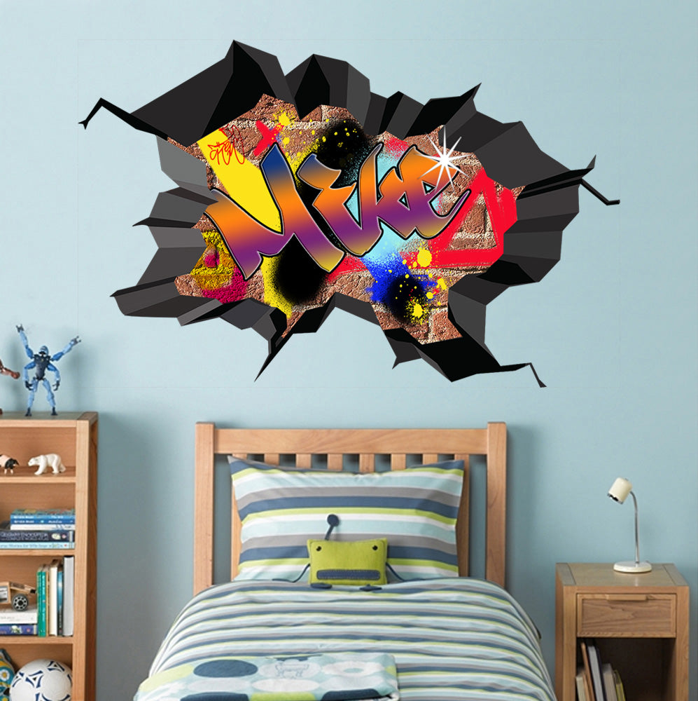 Graffiti Personalized Custom Name Wall Sticker Decal WC78