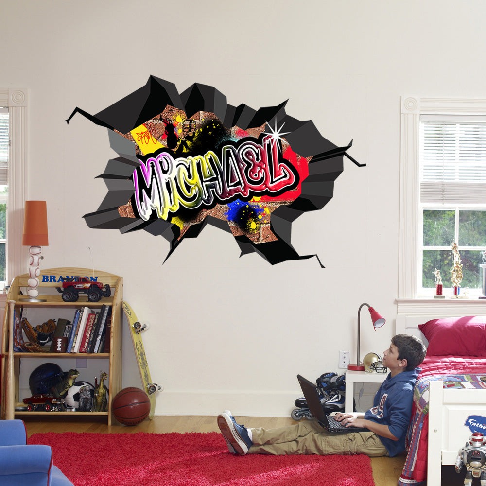Graffiti Personalized Custom Name Wall Sticker Decal WC79