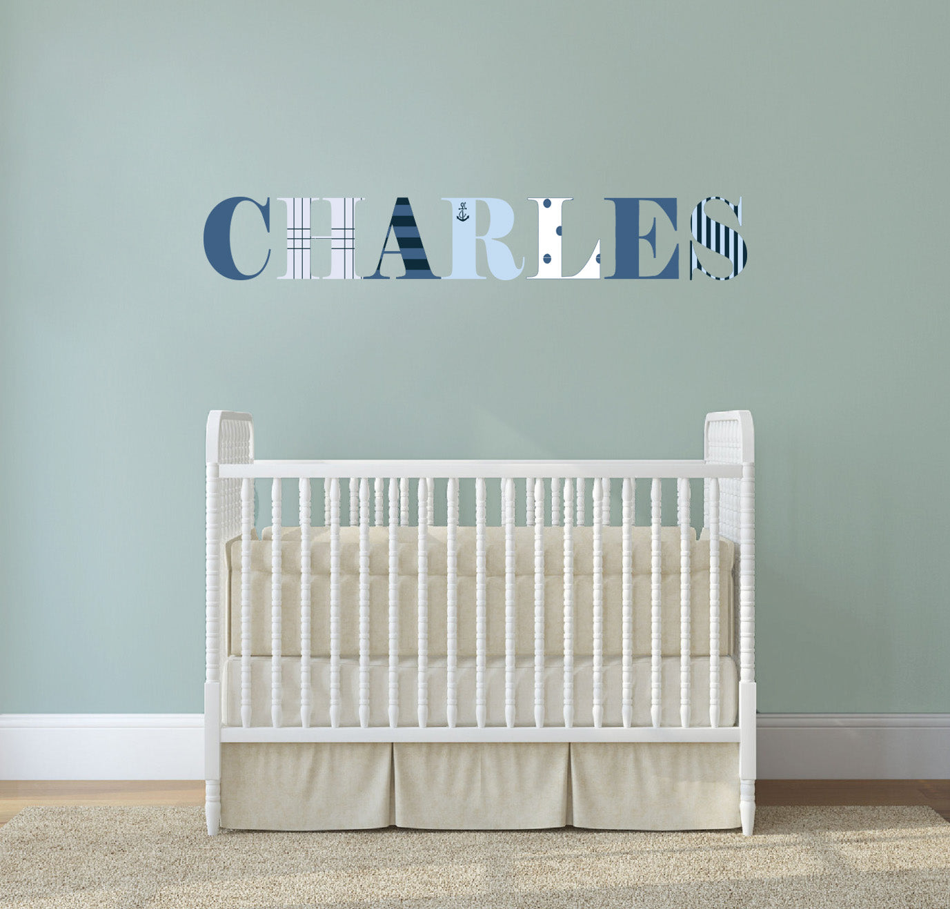 Kids Personalized Custom Name Wall Sticker Decal WP05