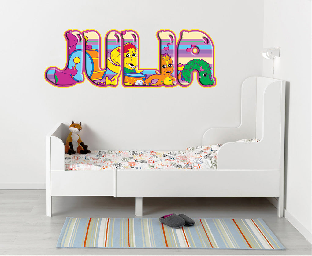 Cartoons TV Series Personalized Custom Name Wall Sticker Decal WP130