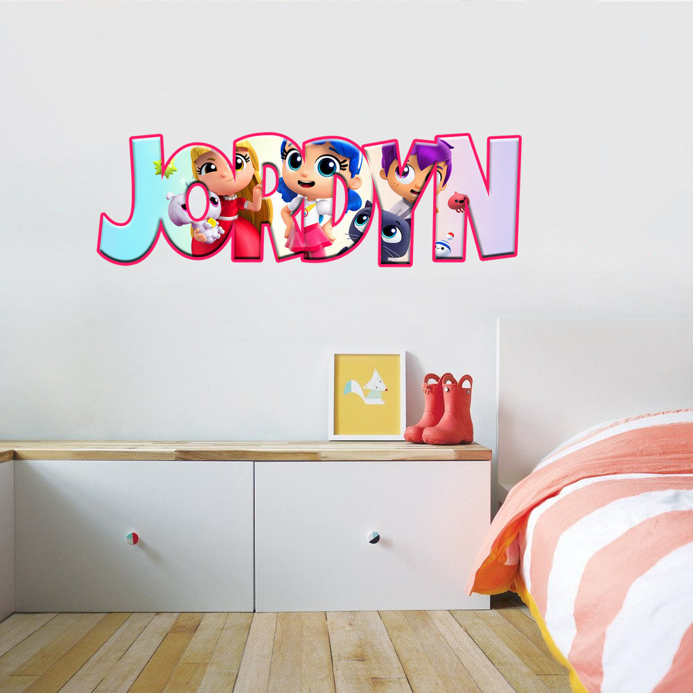 Cartoons TV Series Personalized Custom Name Wall Sticker Decal WP131