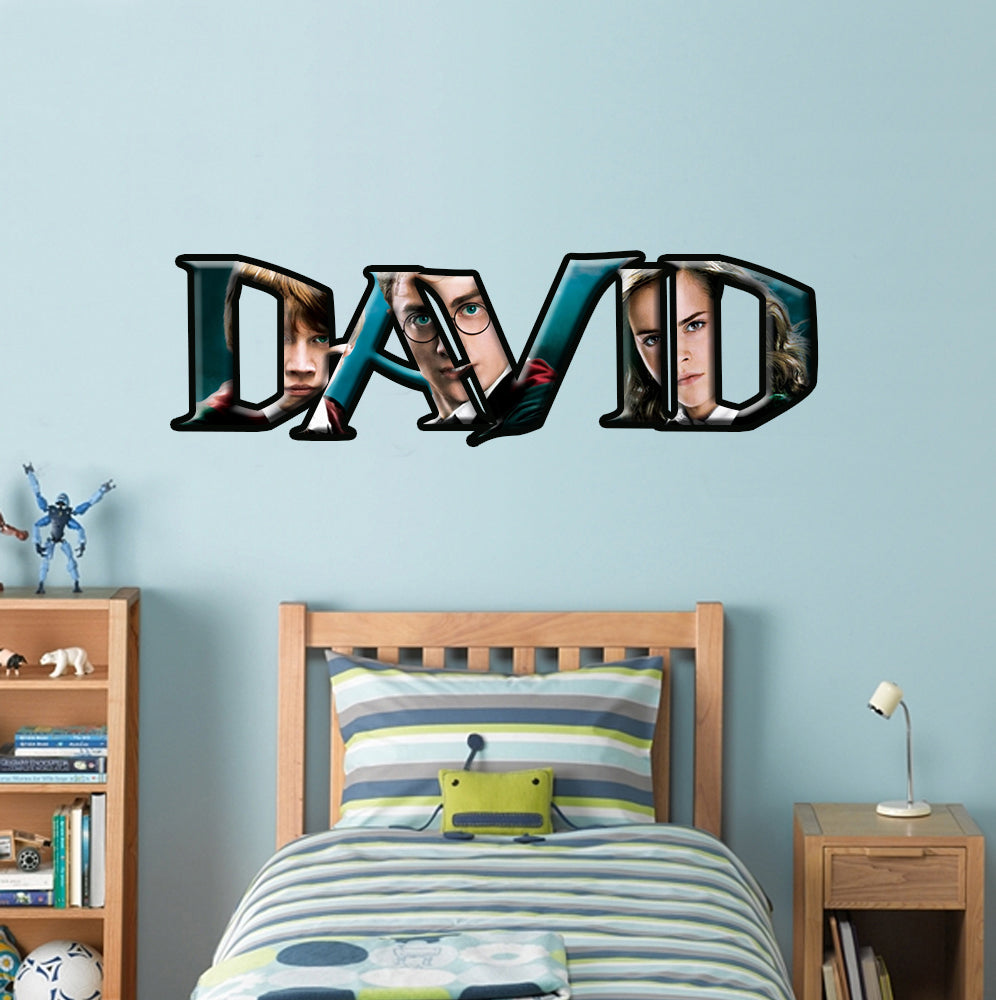 Harry Potter Personalized Custom Name Wall Sticker Decal WP156