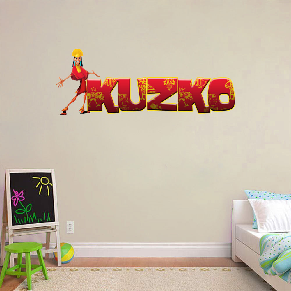 Kuzco Personnalisé Custom Name Wall Sticker Decal WP163
