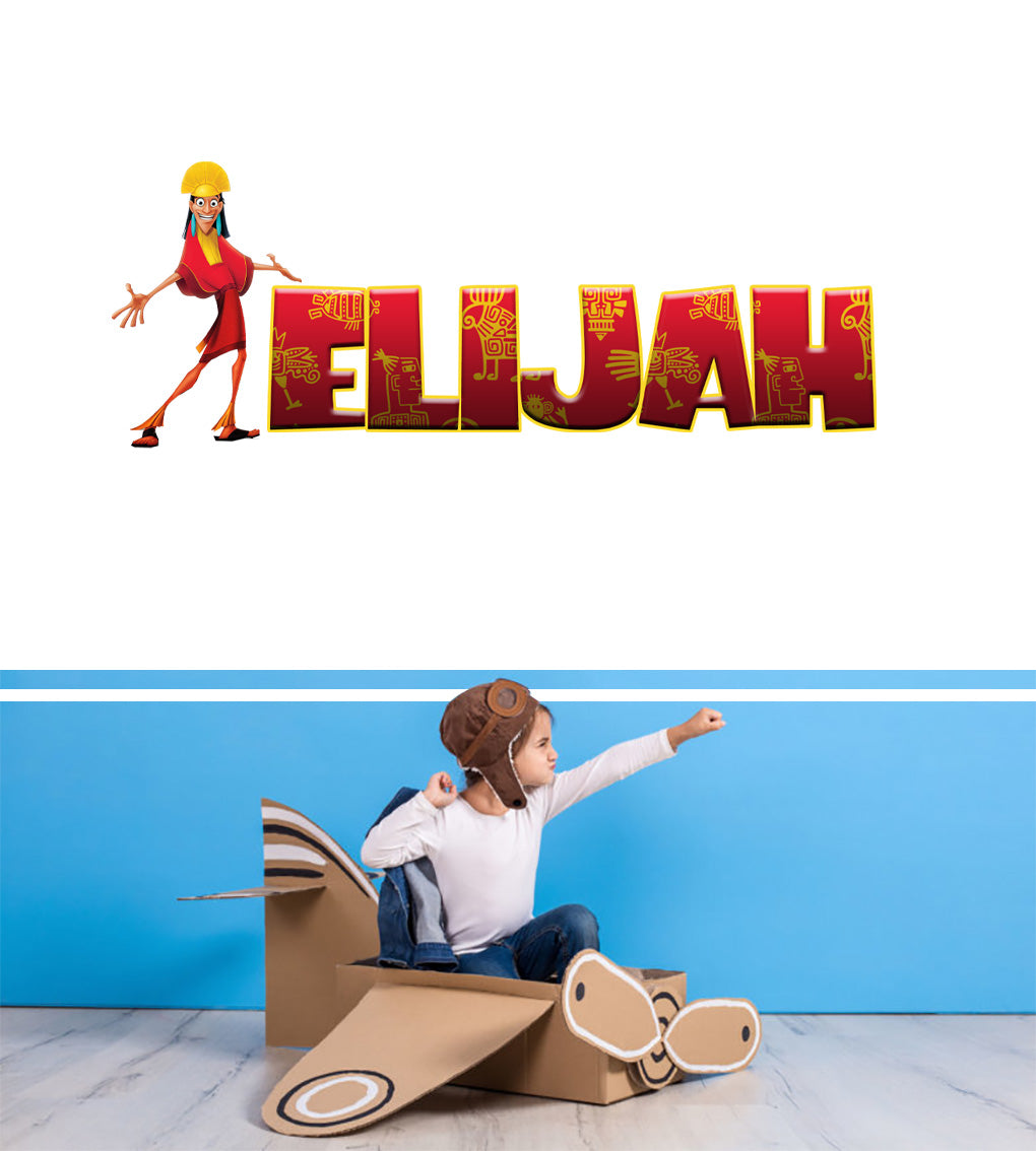 Kuzco Personnalisé Custom Name Wall Sticker Decal WP163