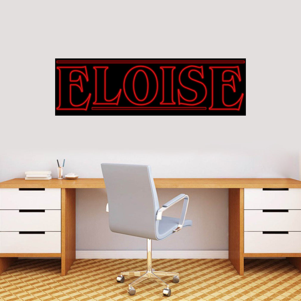 Kids Tv Show Personalized Custom Name Wall Sticker Decal WP191