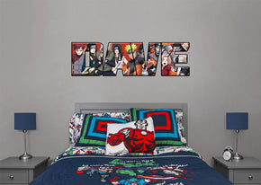 Naruto Personalized Custom Name Wall Sticker Decal WP192