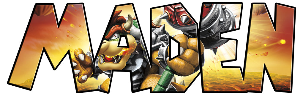 Bowser Super Mario Bros Personalized Custom Name Wall Sticker Decal WP218