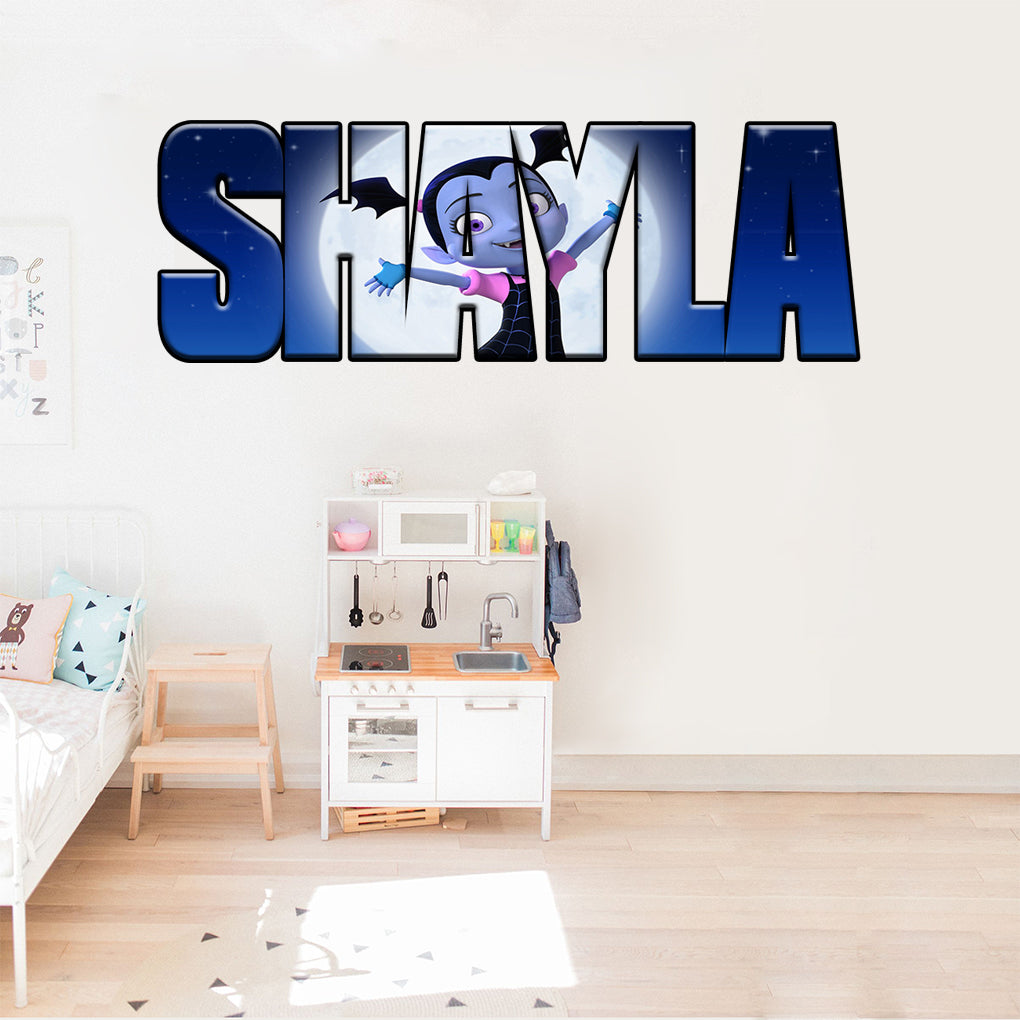 Vampirina Personnalisé Custom Name Wall Sticker Decal WP229