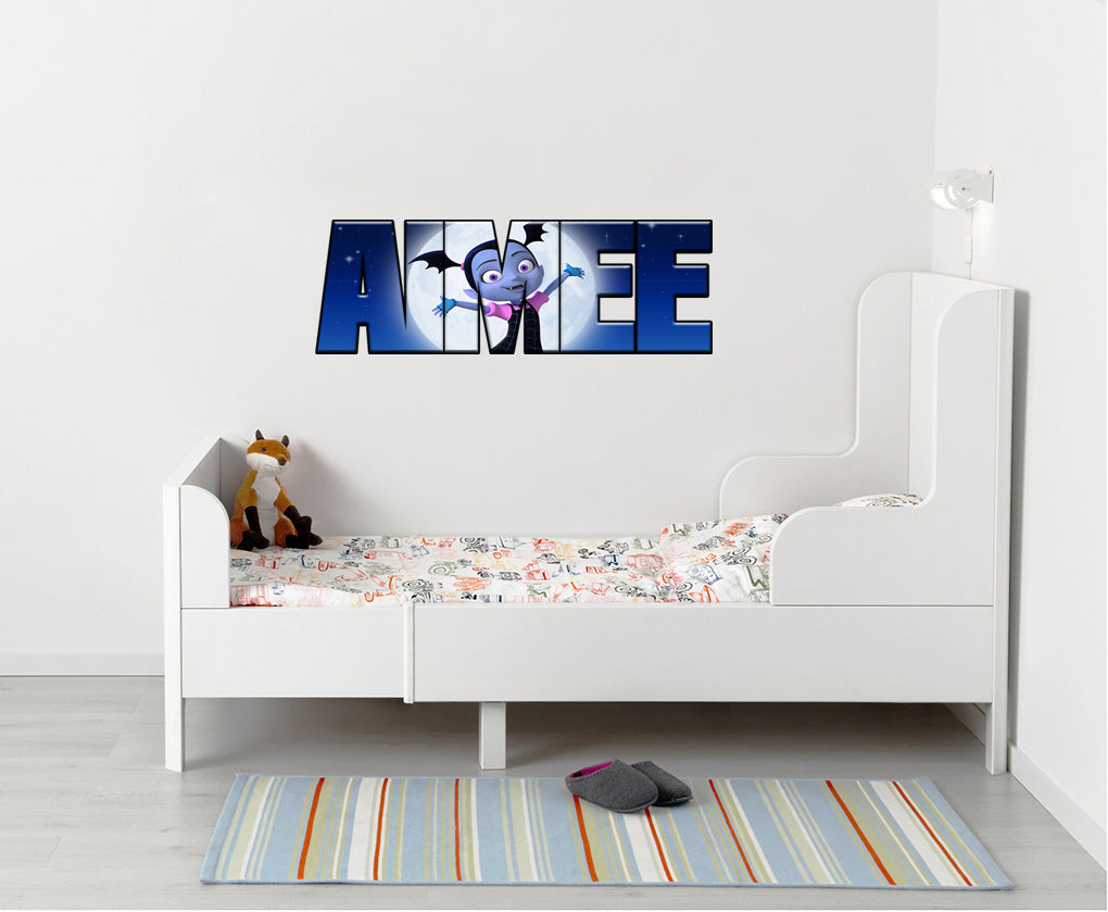 Vampirina Personnalisé Custom Name Wall Sticker Decal WP229