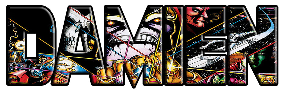 THANOS The Avengers Comics Personalized Custom Name Wall Sticker Decal WP230