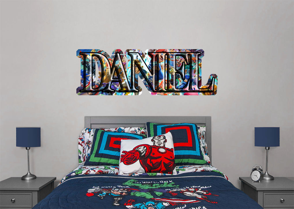 Super Smash Bros Ultimate Personalized Custom Name Wall Sticker Decal WP243