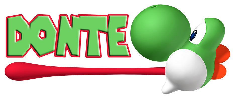 Yoshi Super Mario Bros Personnalisé Custom Name Wall Sticker Decal WP244