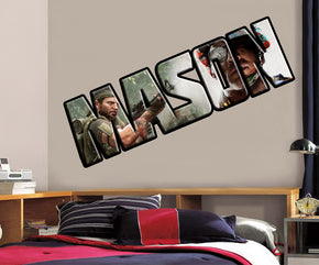 Call Of Duty Cold War Gamers Personnalisé Custom Name Wall Sticker Decal WP287