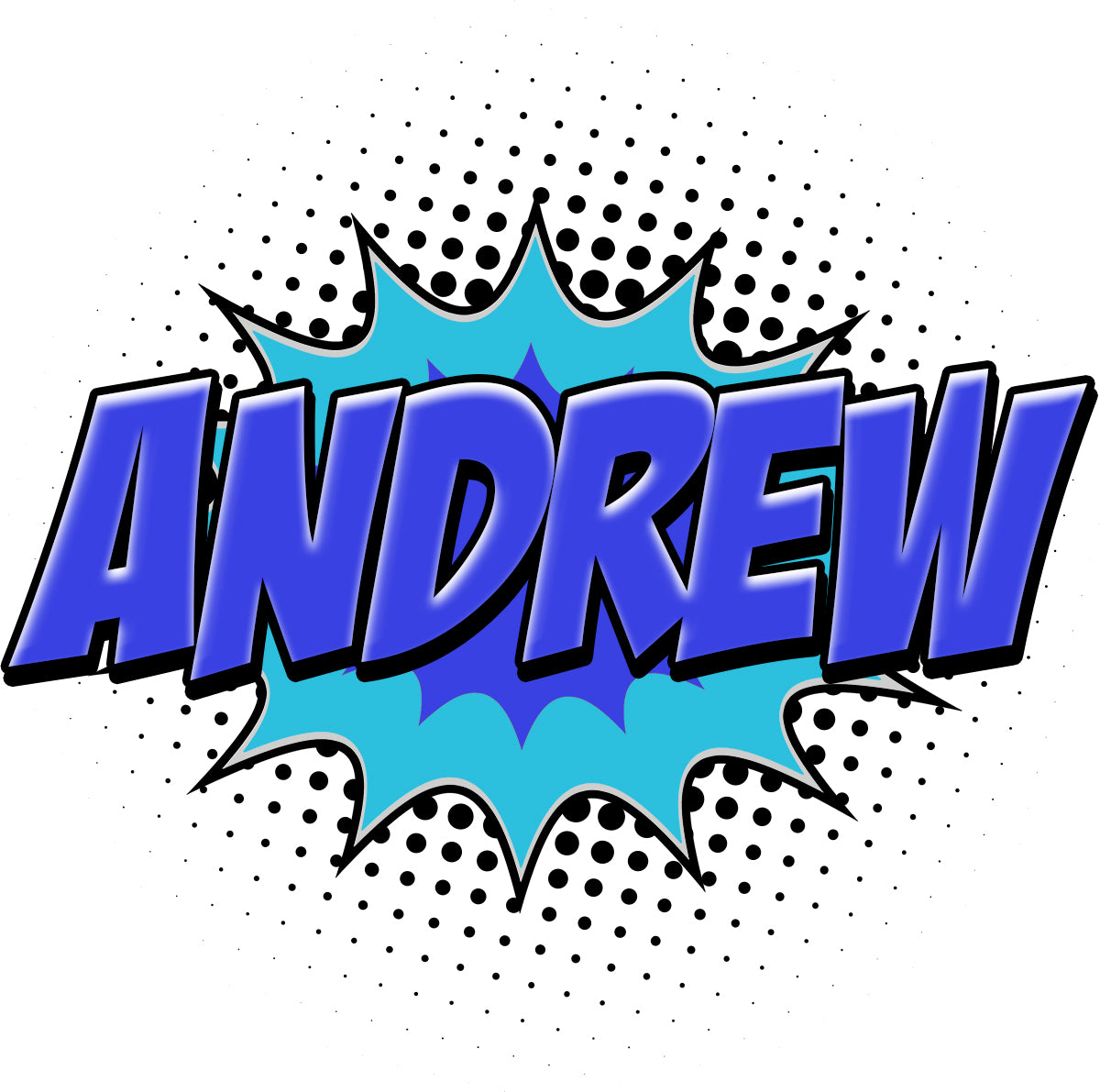 Comic Book Graffiti Personnalisé Custom Name Wall Sticker Decal WP288