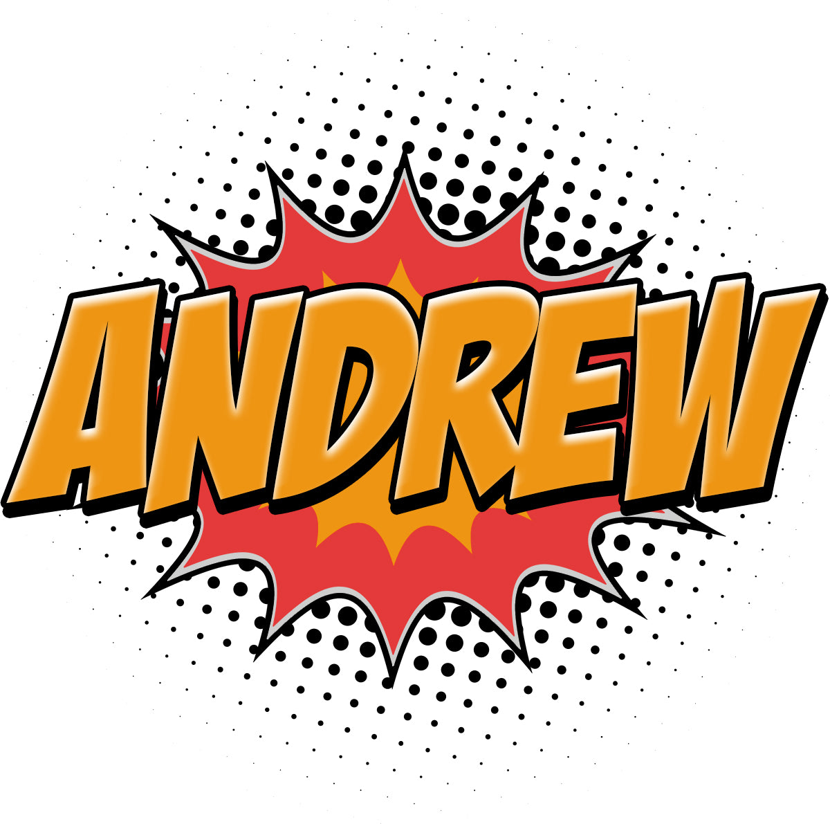 Comic Book Graffiti Personnalisé Custom Name Wall Sticker Decal WP288