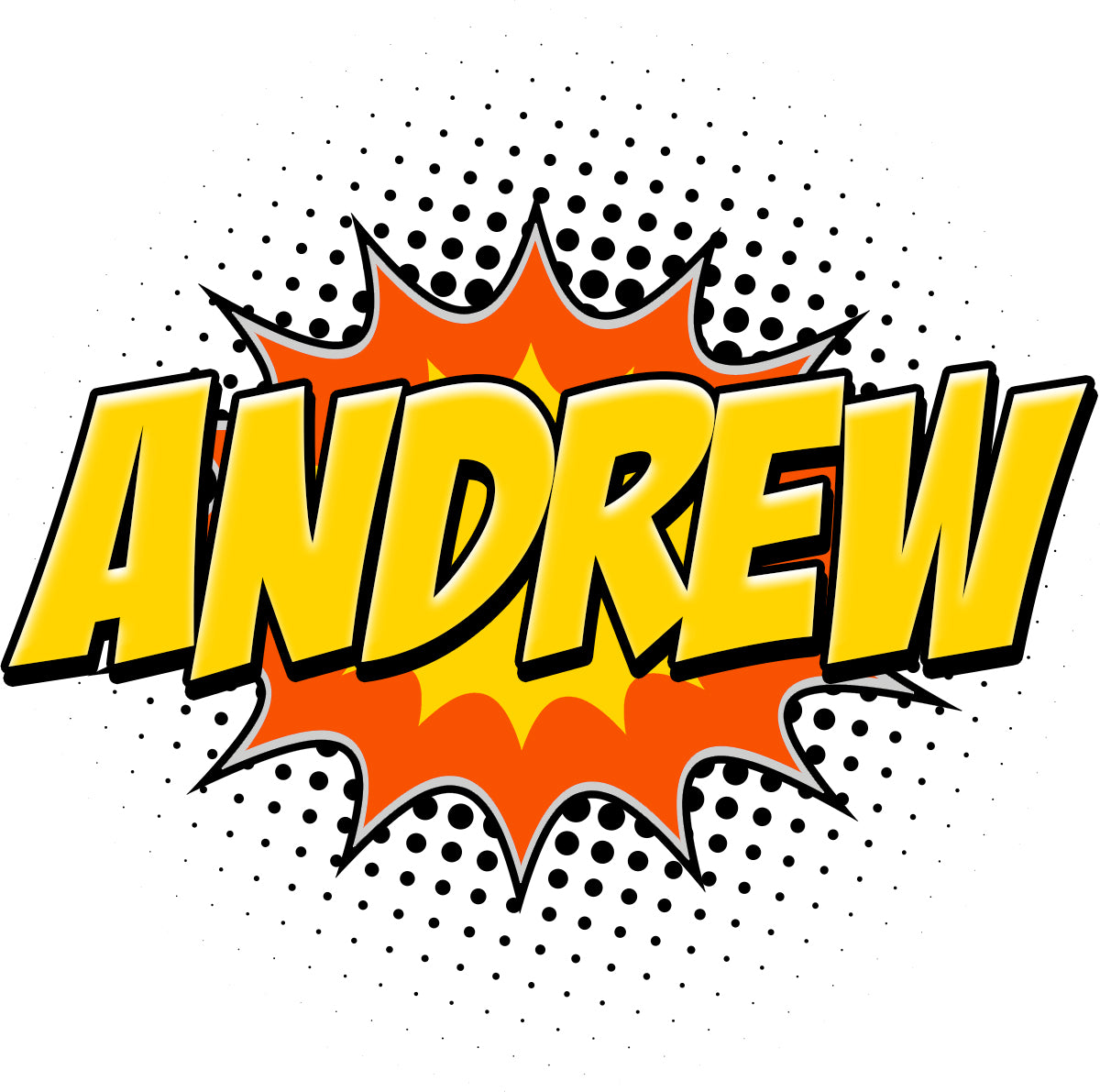 Comic Book Graffiti Personnalisé Custom Name Wall Sticker Decal WP288
