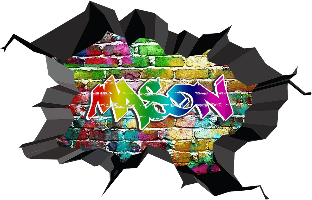 Graffiti Personalized Custom Name Wall Sticker Decal WP289