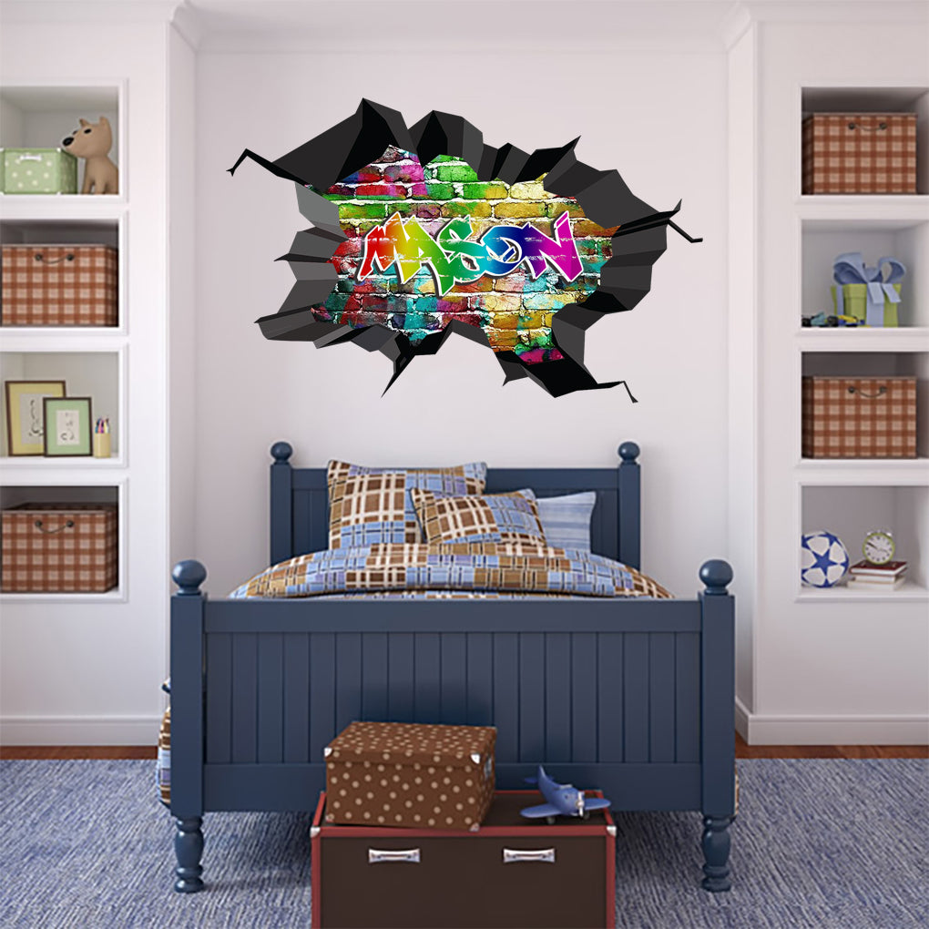 Graffiti Personalized Custom Name Wall Sticker Decal WP289