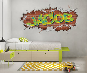 Graffiti Cool Personnalisé Custom Name Wall Sticker Decal WP293 Graffiti Cool Personnalisé Nom Mur Sticker Decal WP293