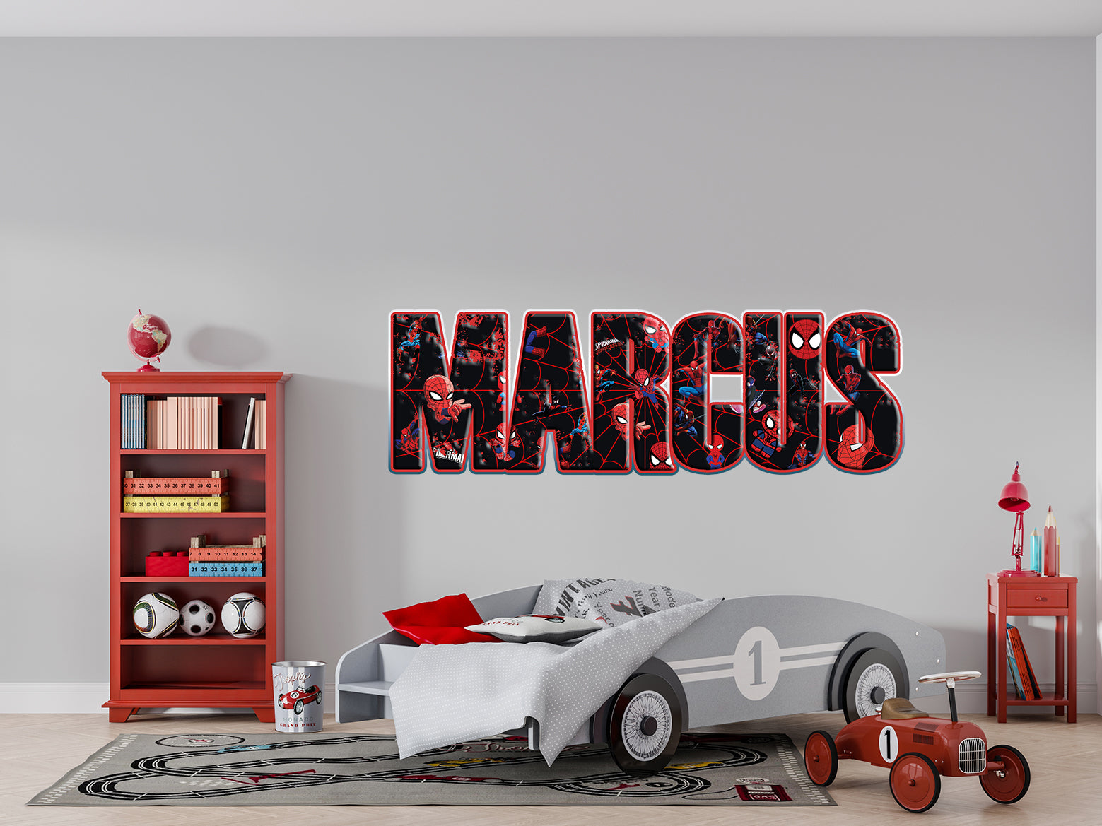 THE AVENGERS Super Heroes Personnalisé Custom Name Wall Sticker Decal WP75
