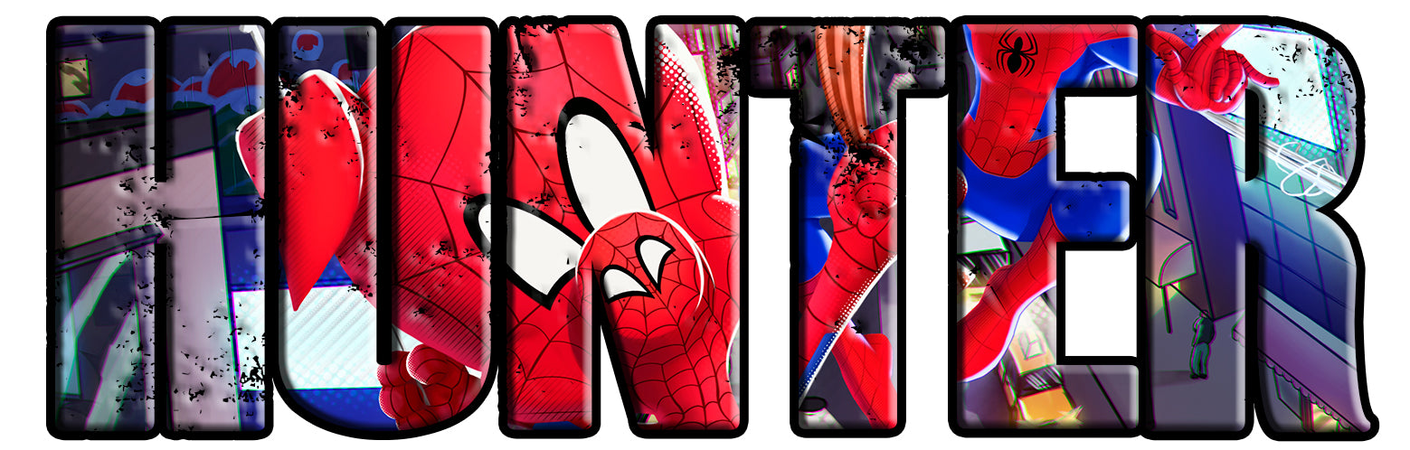 Spider Ham Into The Spider Verse Personalized Custom Name Wall Sticker Decal WP323