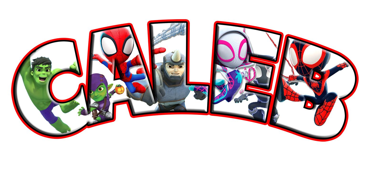 Spidey and His Amazing Friends Personalized Custom Name Wall Sticker Decal WP343