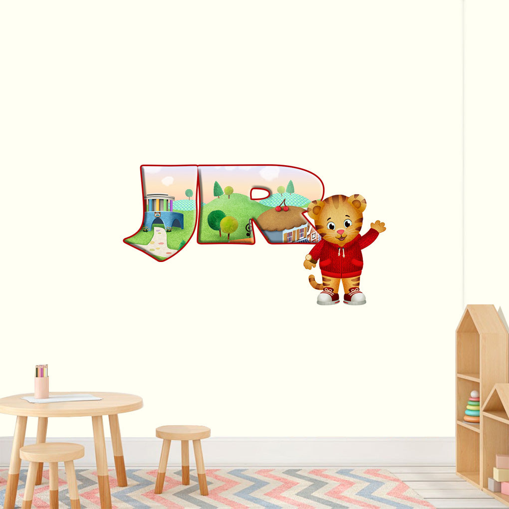 Kids Personalized Custom Name Wall Sticker Decal WP38