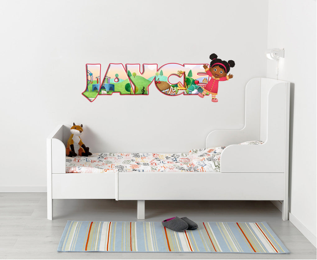 Kids Personalized Custom Name Wall Sticker Decal WP39