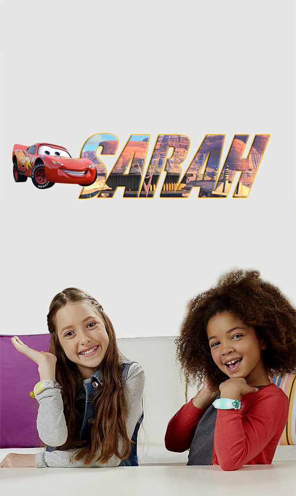 Lightning McQueen Personalized Custom Name Wall Sticker Decal WP53