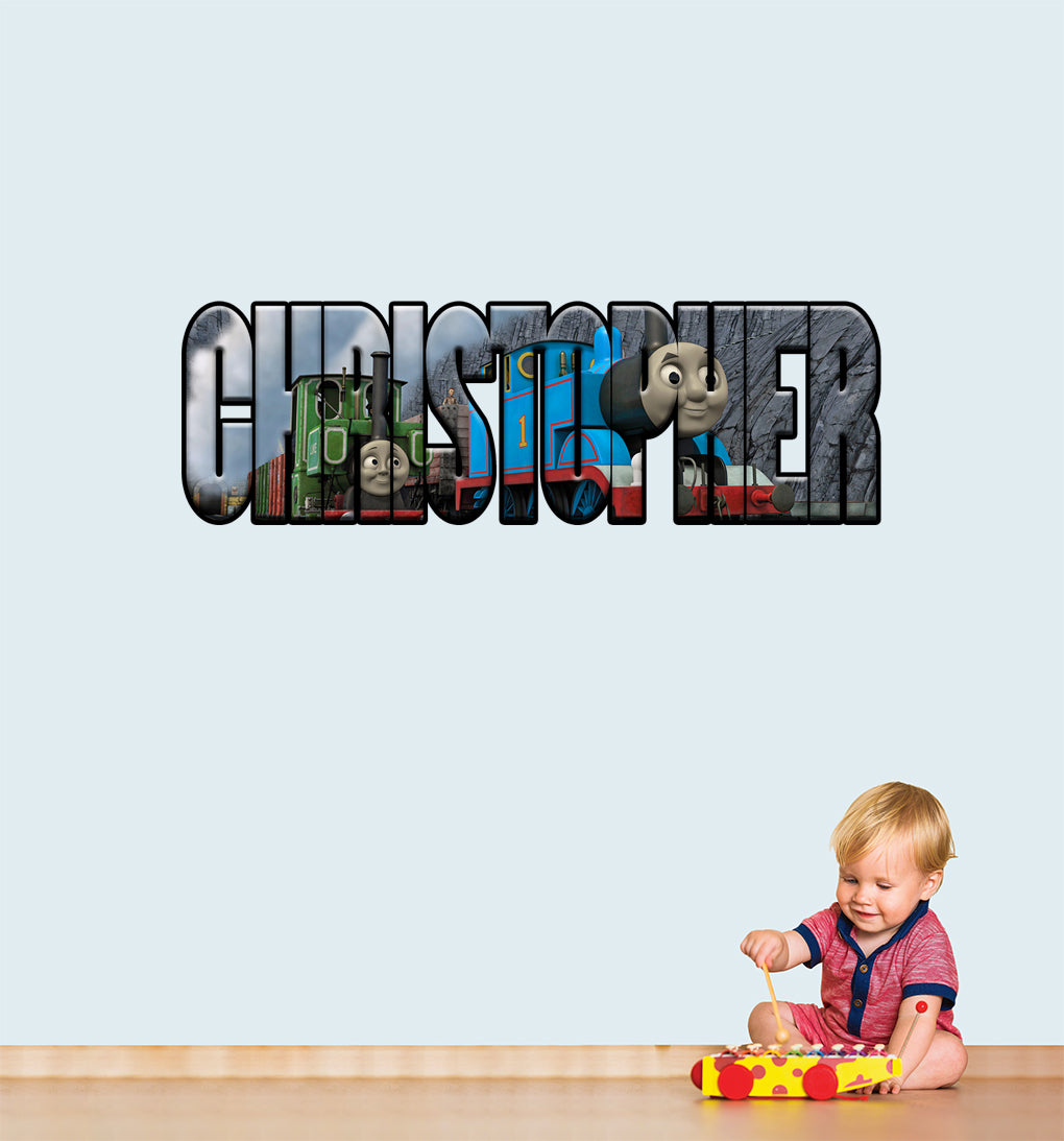 Thomas & Friends Personalized Custom Name Wall Sticker Decal WP72