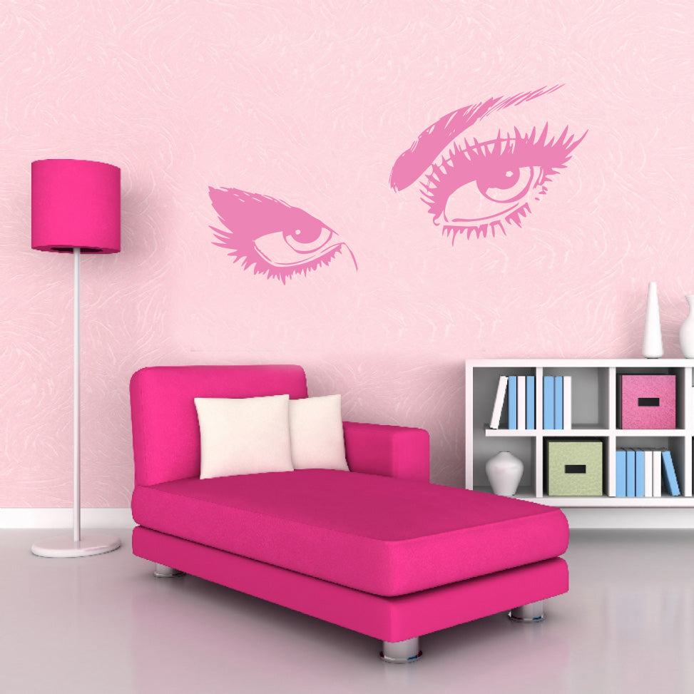 WOMAN EYES Wall Sticker Decal Stencil Silhouette ST47