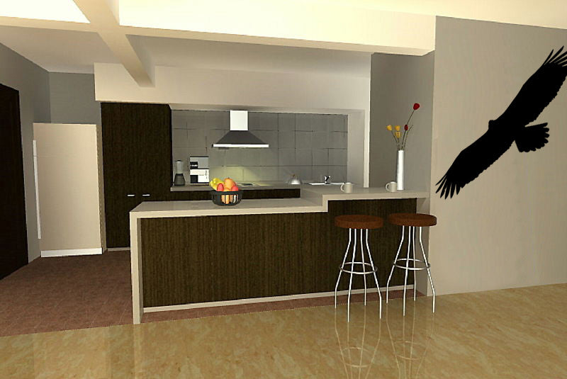 BALD EAGLE Wall Sticker Decal Stencil Silhouette ST85