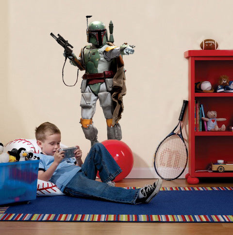 Star Wars Boba Fett sticker mural autocollant 042