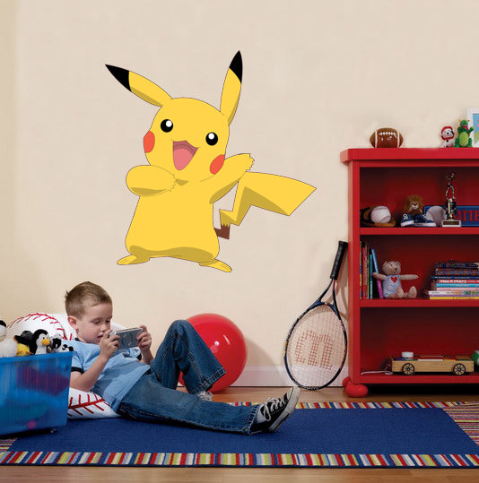 PIKACHU Pokemon Wall Sticker Removable Decal Home Dcor Art Mural C367