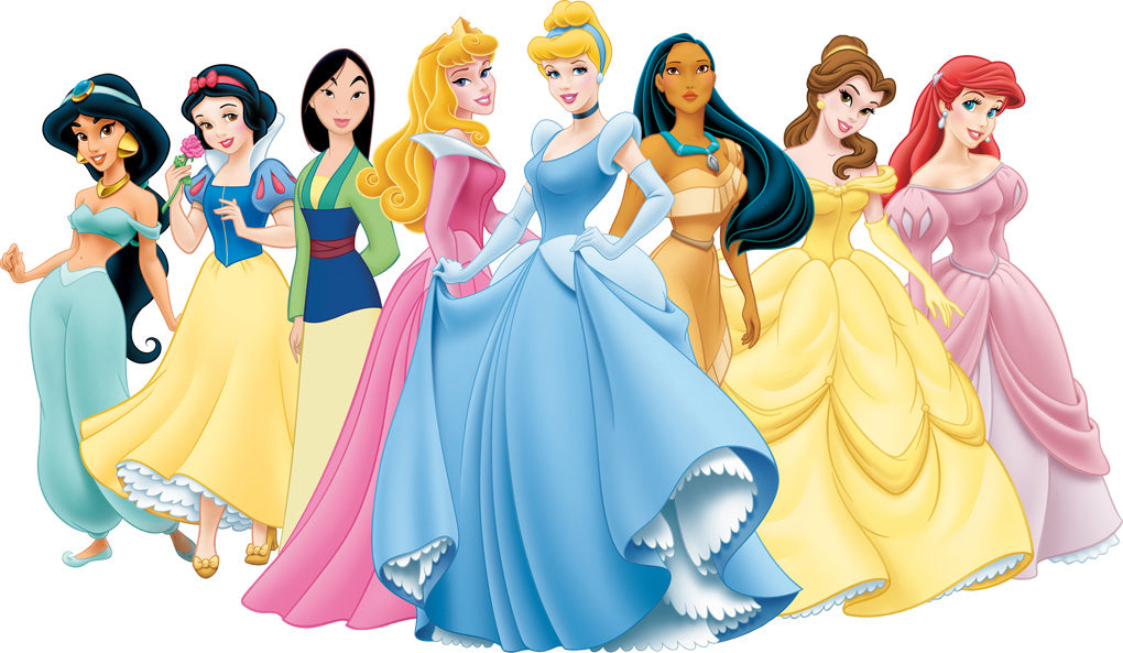 Autocollant mural de personnages de princesse Disney C234