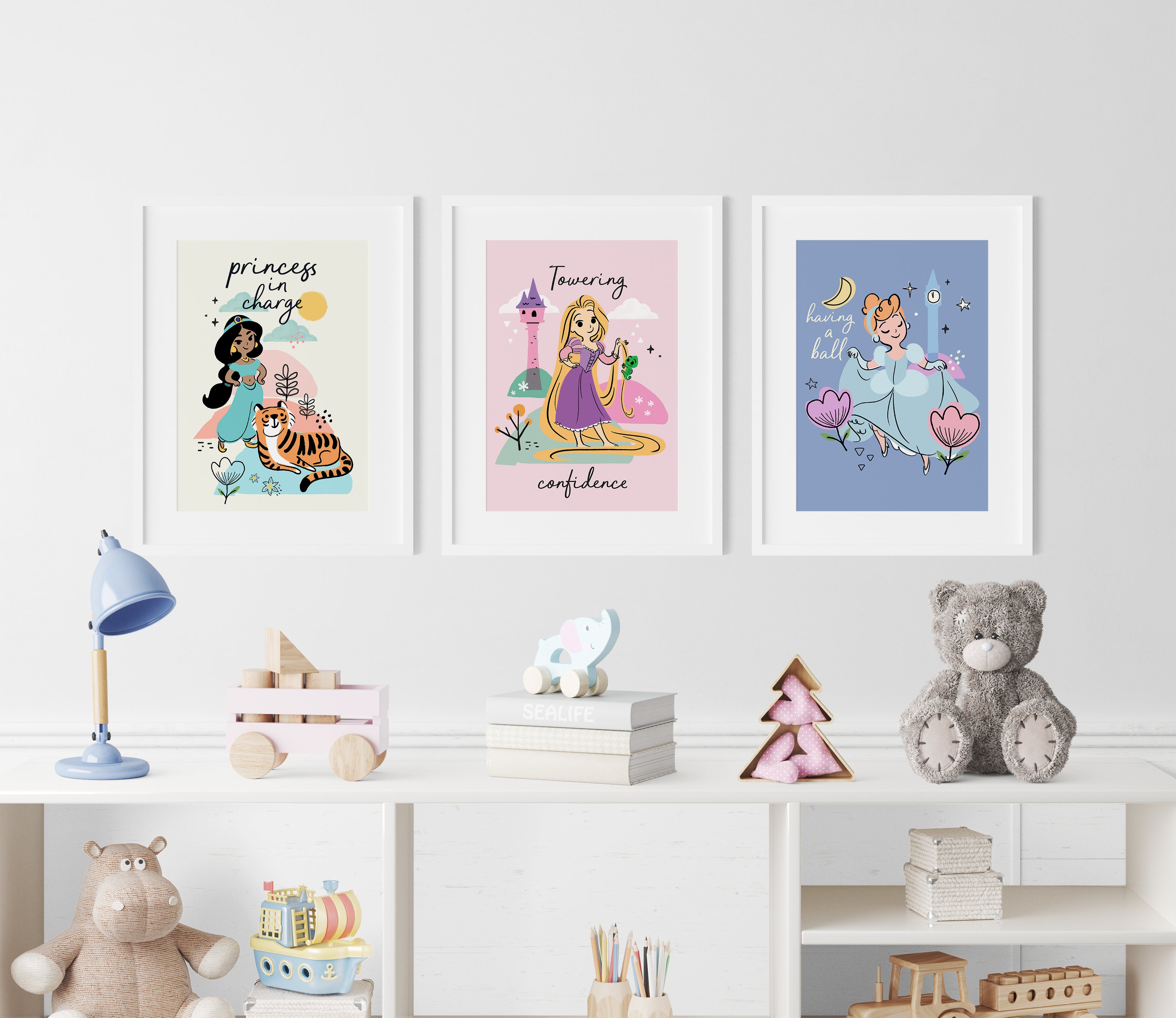 Cinderella Princess Wall Poster Premium Paper Print - Multiple Sizes Available