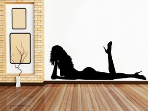 WOMAN Wall Sticker Decal Stencil Silhouette ST95