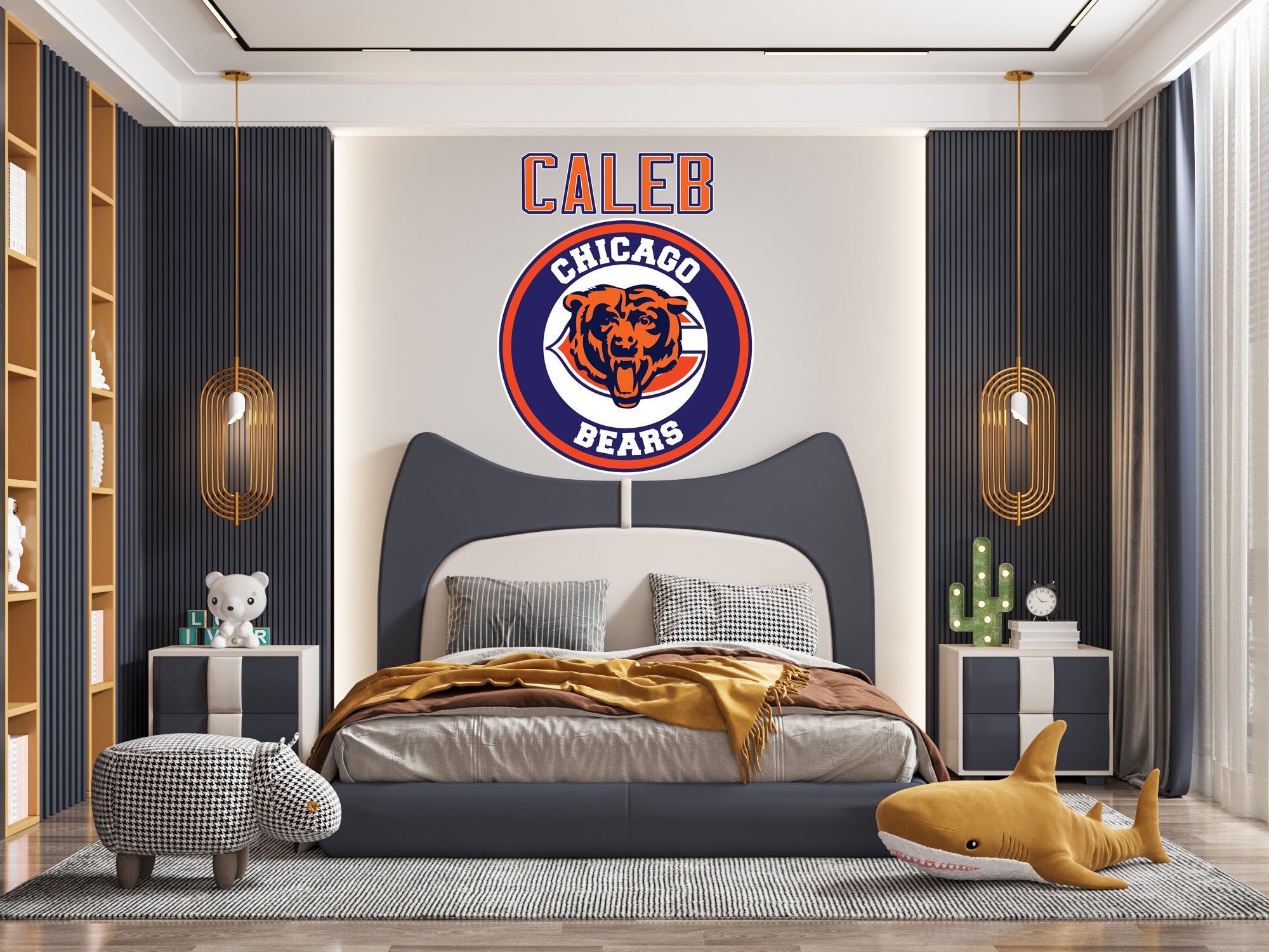 Logo Pittsburgh Steelers Personnalisé Custom Name Wall Sticker Decal WP299