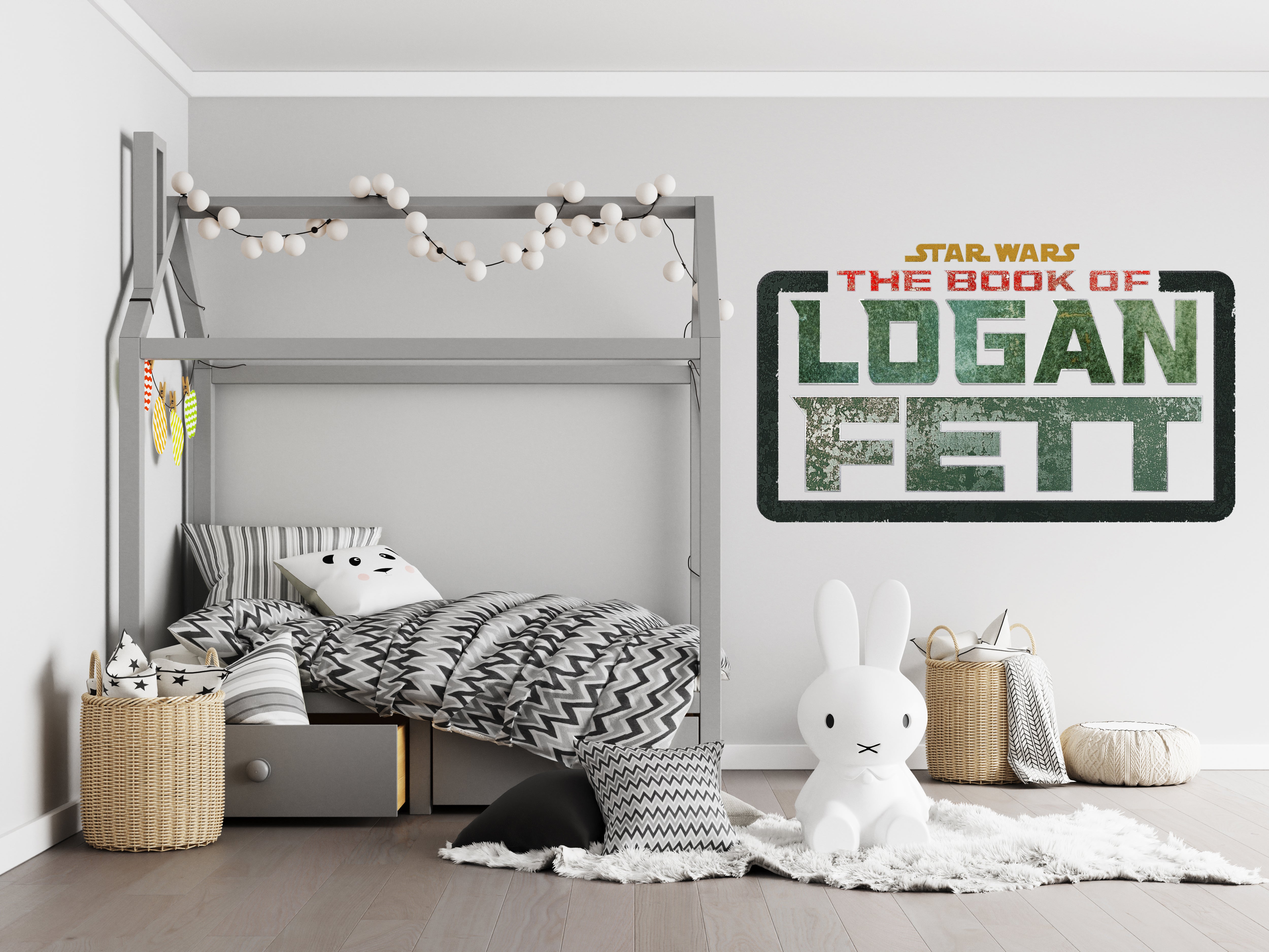 The Book of Boba Fett Star Wars Personalized Custom Name Wall Sticker Decal WP338