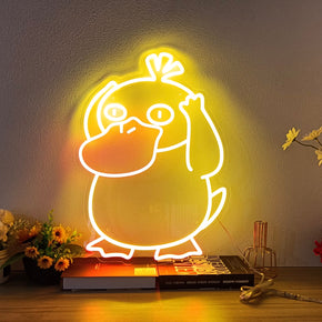 Psyduck Pokemon Neon Sign Decorative Wall Decor