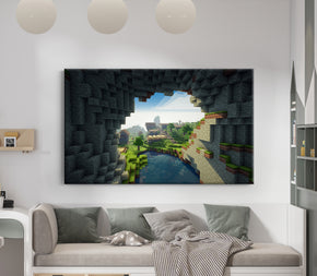 Minecraft Canvas Print Wall Art Wall Decor Giclee Home Decor MT17
