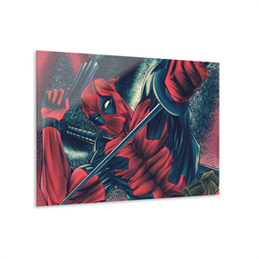 Deadpool Marvel Superhero Acrylic Glass Wall Art Print Wall Decor