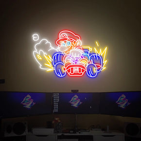Super Mario Bros Neon Sign Decorative Wall Decor