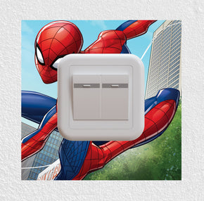 Spiderman Superhero Lightswitch Surround Wall Decal Sticker Wall Art Decor SPM08