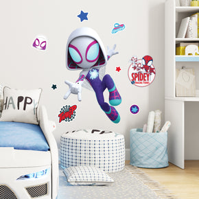GHOST SPIDER Spidey And His Amazing Friends 3D Wall Sticker Decal Home Decor Wall Art
