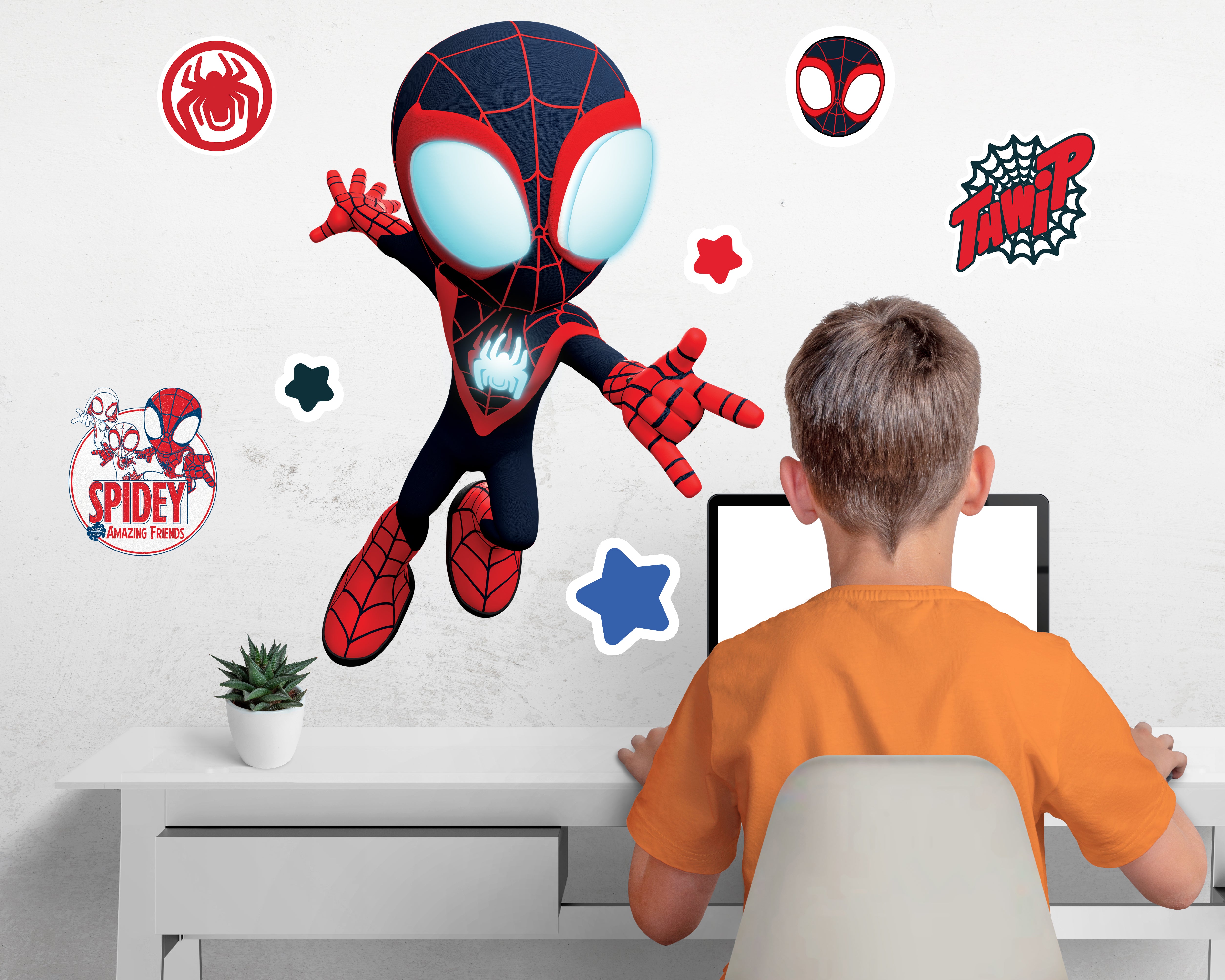 MILES MORALES Spidey And His Amazing Friends 3D Wall Sticker Decal