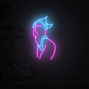 Woman Body Neon Sign Decorative Wall Decor