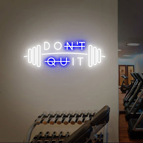 DON'T QUIT - DO IT Neon Sign Decorative Wall Decor for Studio & Gym