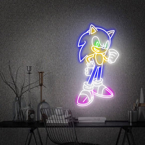 Sonic The Hedgehog Neon Sign Decorative Wall Decor