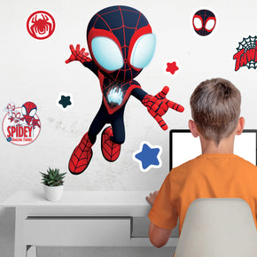 MILES MORALES Spidey And His Amazing Friends 3D Wall Sticker Decal Home Decor Wall Art